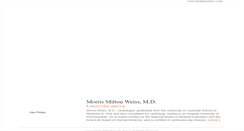 Desktop Screenshot of morrisweiss.com