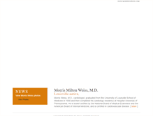 Tablet Screenshot of morrisweiss.com